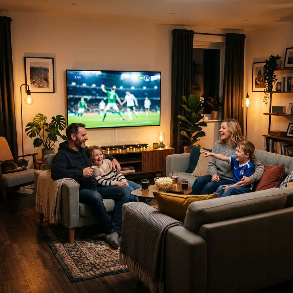 IPTV subscription UK living room