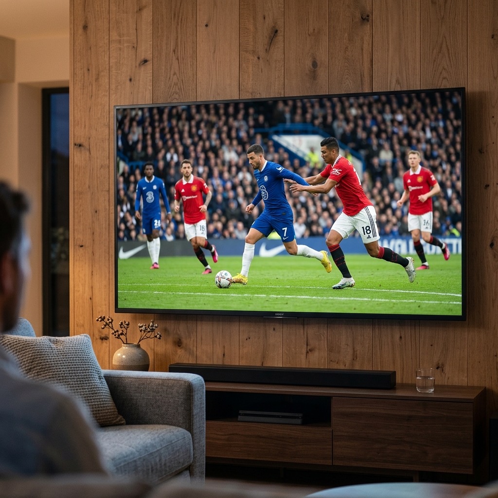 Amazon Firestick plugged into TV